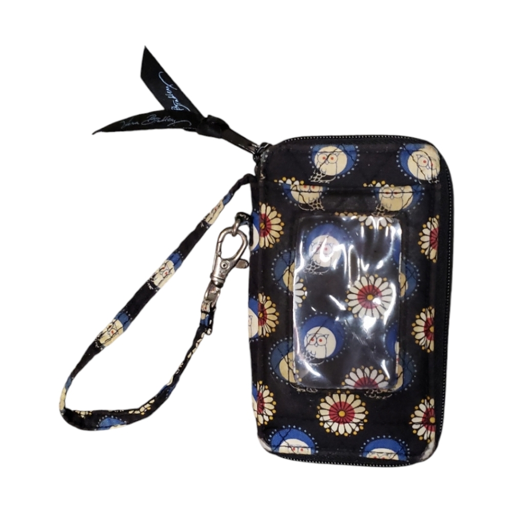 Vera Bradley Night Owl Pattern Wristlet